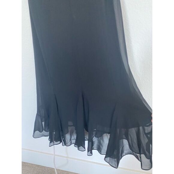 All saints Cleo black maxi Dress US2 - Picture 7 of 9